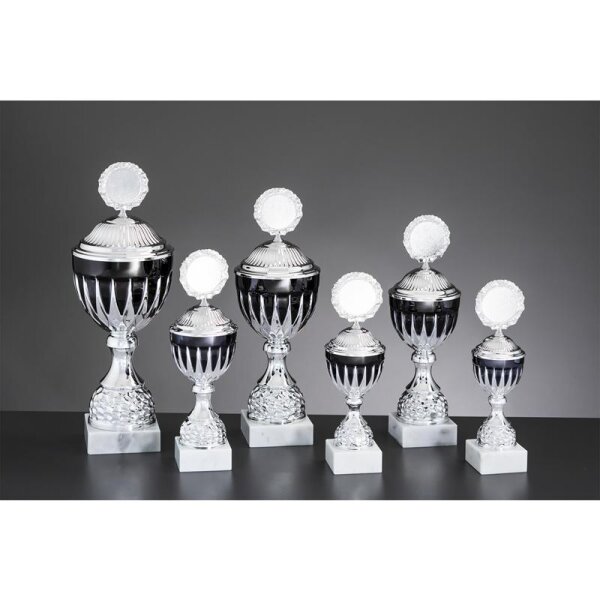 Pokal Silber-Schwarz Adriana für Vereinsmeister, Siegerteams und Platzierungen