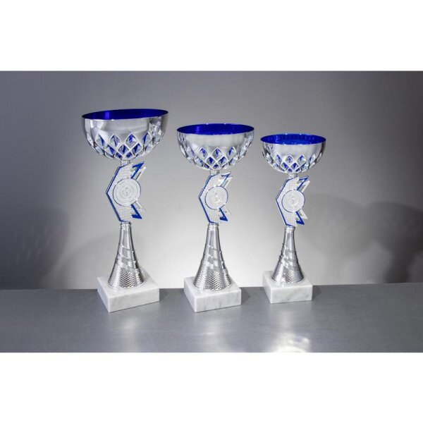 Pokal Silber-Blau Carolin für Sponsoren-Events und Partnerveranstaltungen