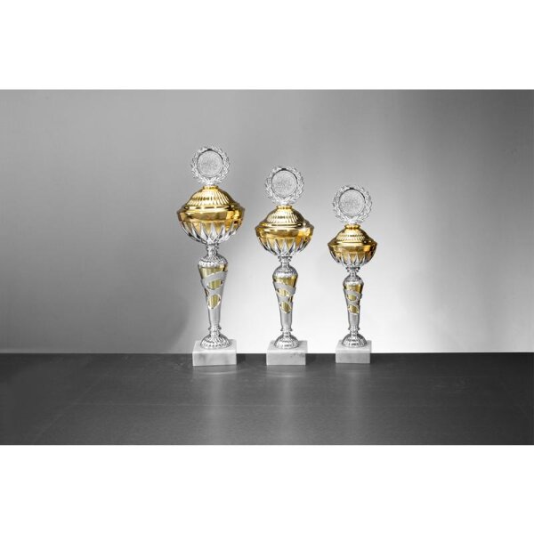 Pokal silber-Gold Sükrü für Abschlussfeiern, Galaabende und Ehrungen